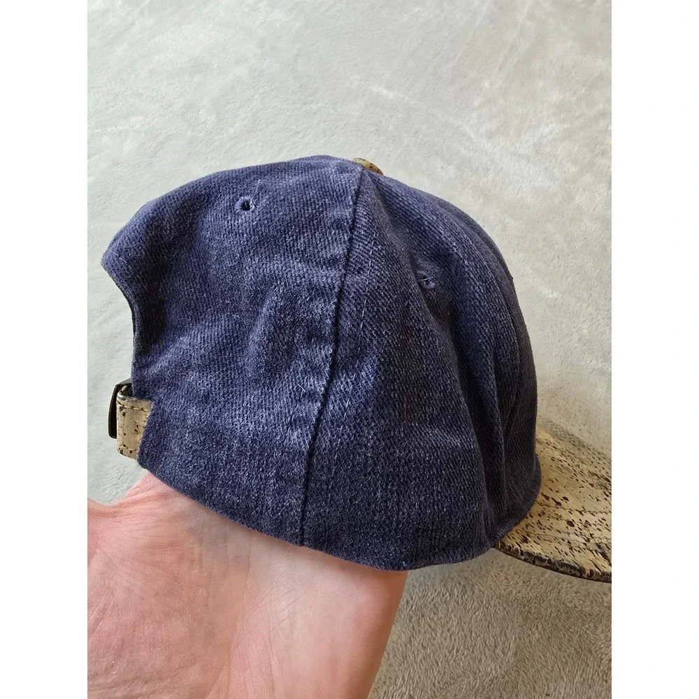 Vintage Disneyland Mickey Indian Jones Hat Cap Strapback Cork 40 Years 1995 Read